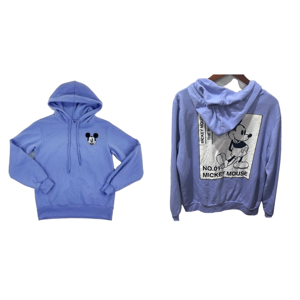 Disney Purple Hoodie with Mickey Mouse Embroidery GUC size XXL (19)..